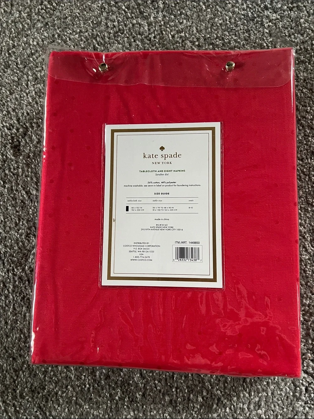 ❗️FINAL❗️ 🆕 Kate Spade New York Tablecloth + 8 Napkins Set